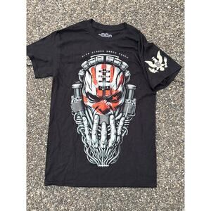 Five Finger Death Punch & AfterLife 2024 USA tour rock metal band tee small